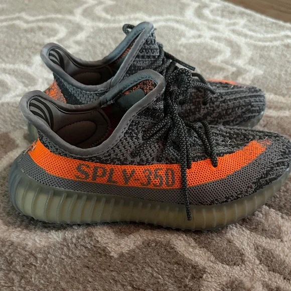 adidas | Shoes | Adidas Kids Sneakers Gray And Orange | Poshmark display picture 1